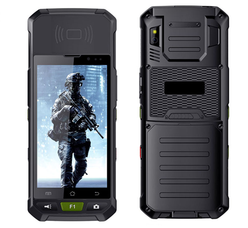Factory 5 inch Android 7.0 Front NFC Rugged Phone MTK6737 4G LTE Industrial Phone Support PSAM Card Dual-band Wifi
