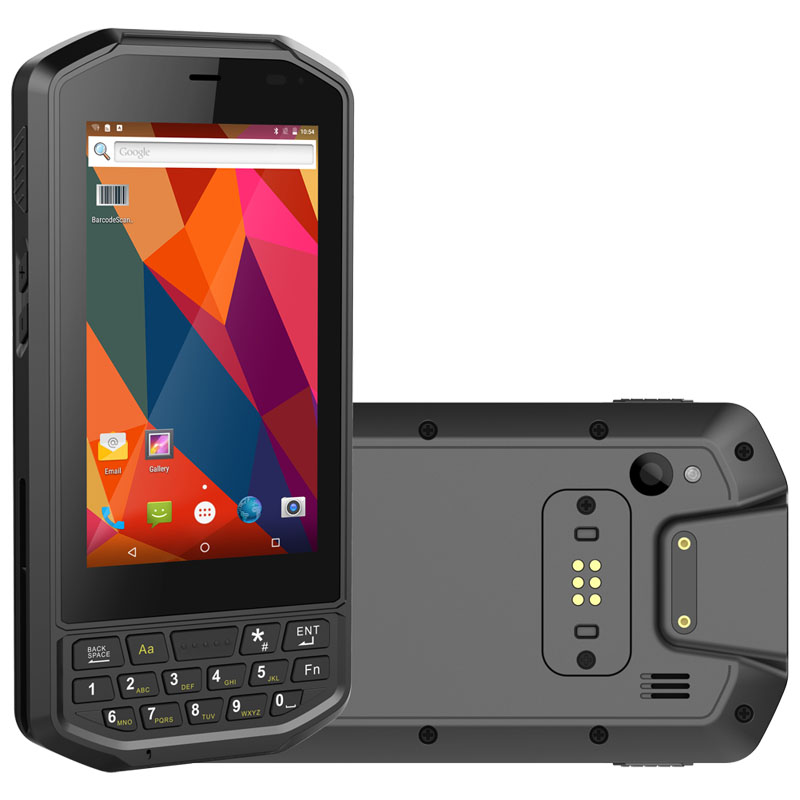 4 inch Android 8.1 2G+32G+4G LTE PDA with 2D Barcode Scanner Handheld Terminals IP65 Rugged PDA