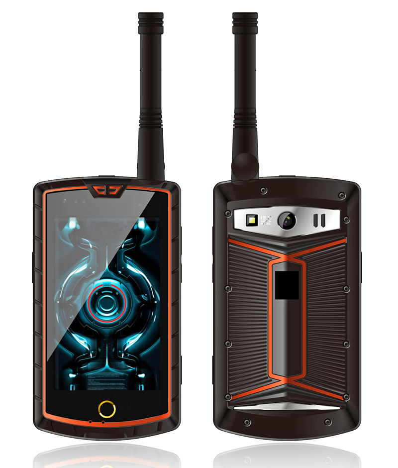 Cheapest factory 4 inch octa-core Android DMR phone or DMR smart phone,DMR rugged phone with NFC SOS